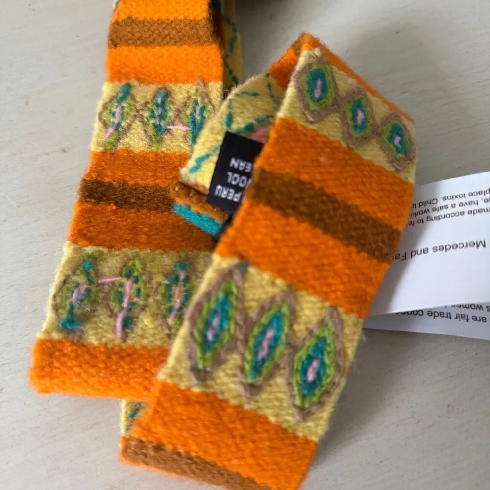 New Jenny Krauss Capetown Handwoven Wool Belt